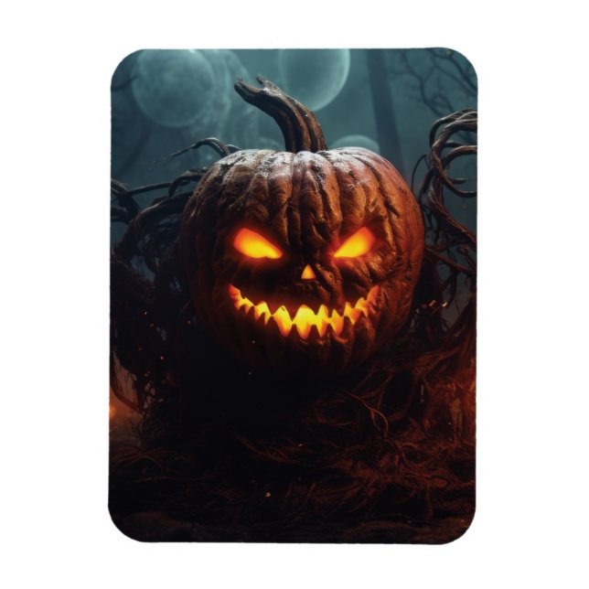Evil Pumpkin Magnet (Vertical)