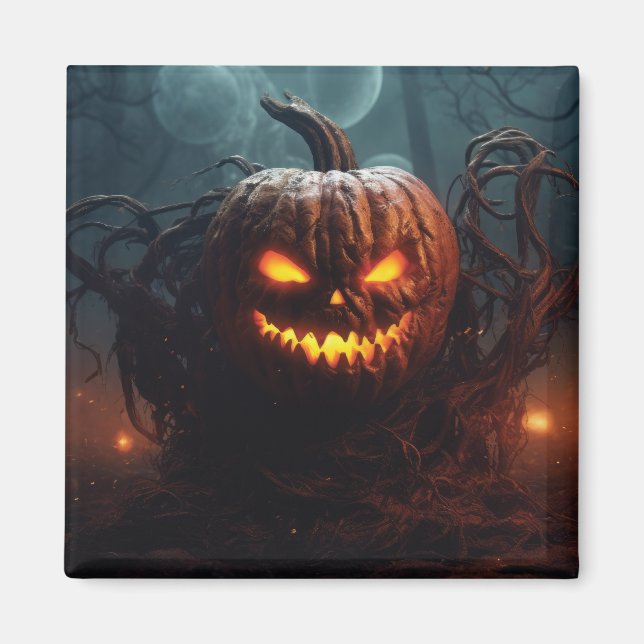 Evil Pumpkin Magnet (Front)