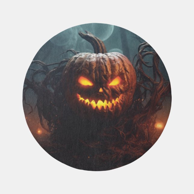 Evil Pumpkin Outdoor Rug (Front)