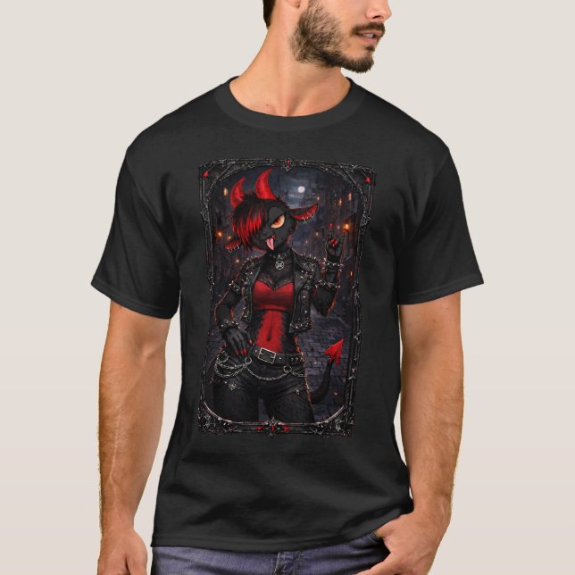 Evil Punk Fwench Fwy T-Shirt (Front)