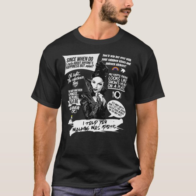 Evil Queen  Regina Mills Quotes - Ouat Essential T T-Shirt (Front)