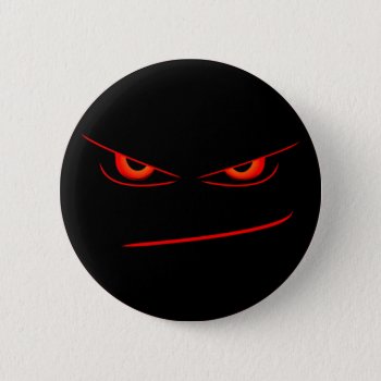 Evil Red Eyes Button by antico at Zazzle