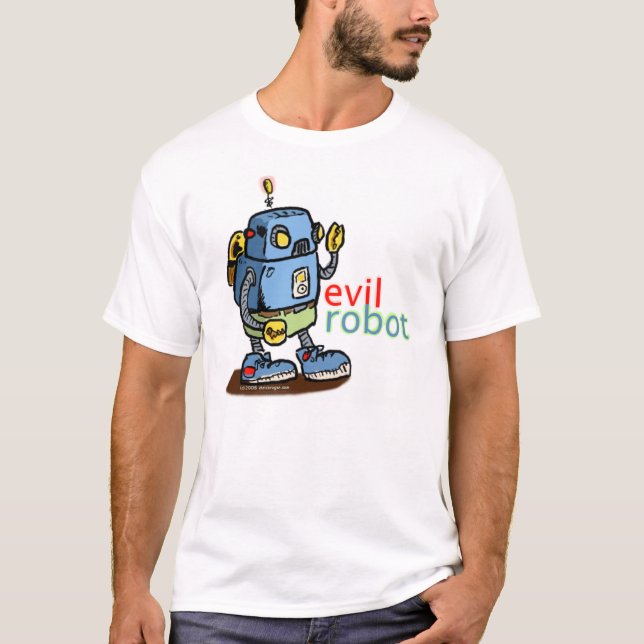 Evil Robot T-Shirt (Front)