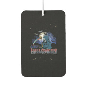 Evil Skeleton In Scary Dark Night Halloween Air Freshener