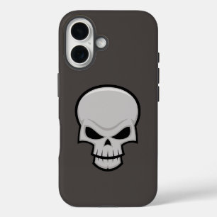 Evil Skull Design iPhone 16 Case