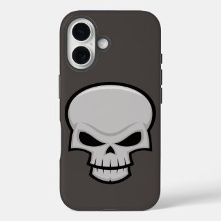 Evil Skull Design iPhone 16 Case