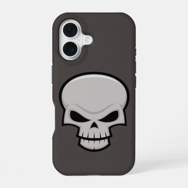 Evil Skull Design Iphone Case (Back)