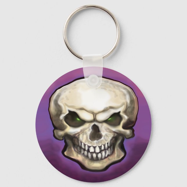 Evil Skull Keychain (Front)