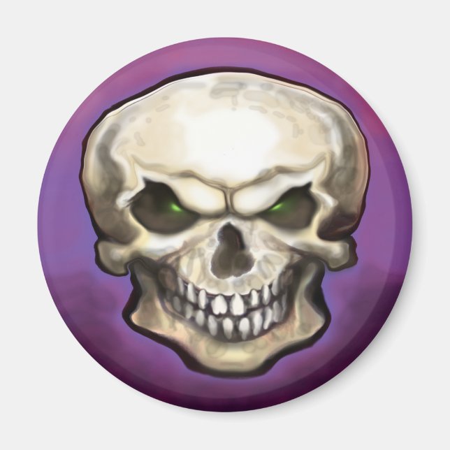 Evil Skull Magnet (Front)