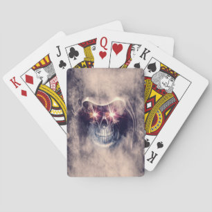 Evil Skull Poker Cards