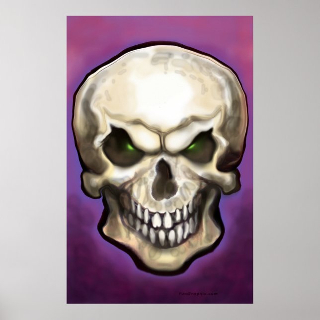 Evil Skull Poster (Front)
