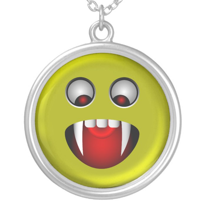 Evil Smiley Face Pendant