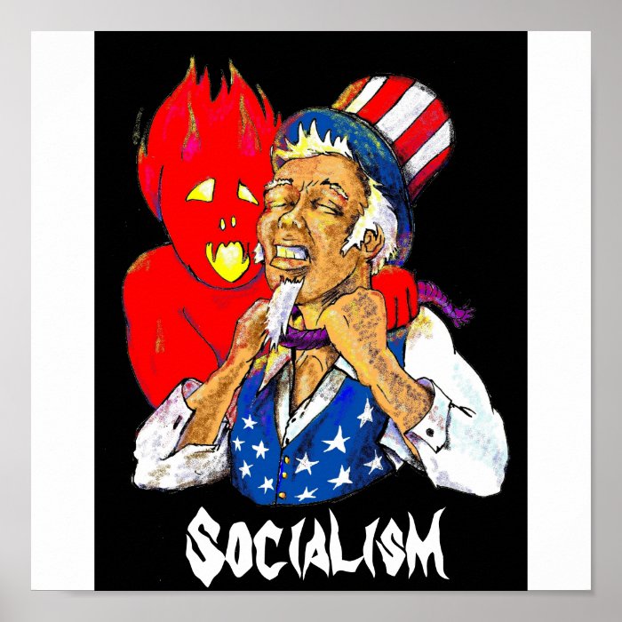 evil, Socialism Print