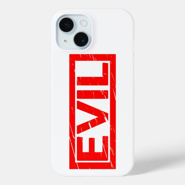 Evil Stamp Case-Mate iPhone Case (Back)