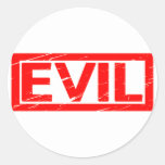 Evil Stamp Classic Round Sticker