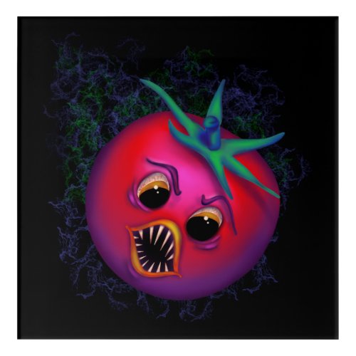 Evil Tomato Acrylic Print
