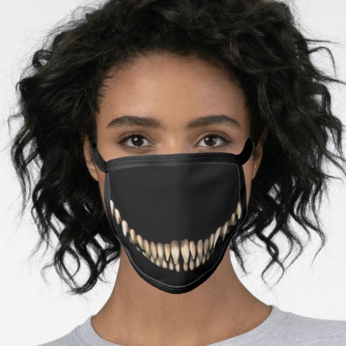 Evil Toothy Chesire Grin Face Mask