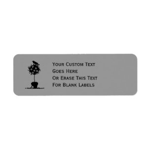 Evil Topiary Coordinates Label