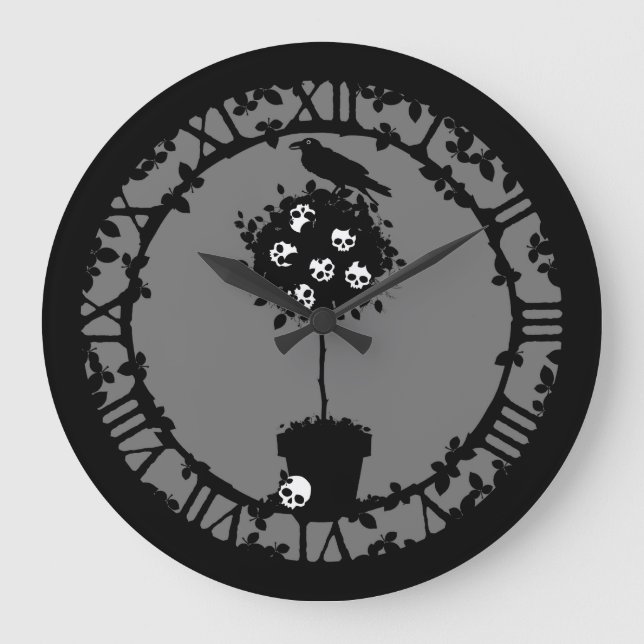 Evil Topiary Large Clock (Front)