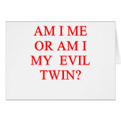 evil twin joke (Front Horizontal)