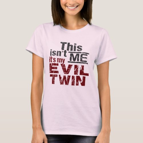 Evil Twin shirt _ choose style  color