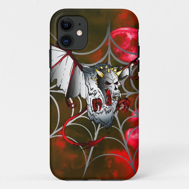 Evil Vampire Bat Case-Mate iPhone Case (Back)