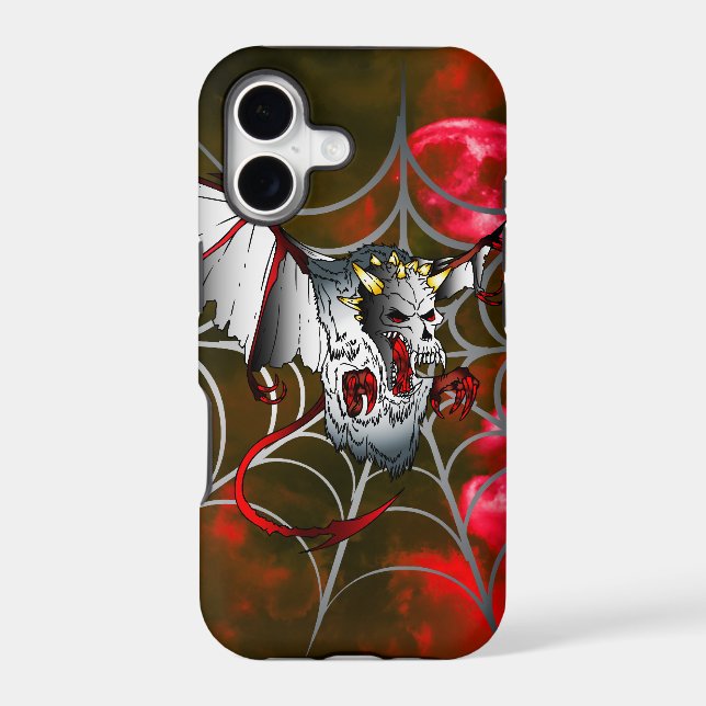 Evil Vampire Bat Iphone Case (Back)