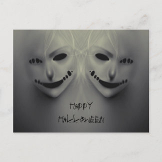 Evil whispers postcard