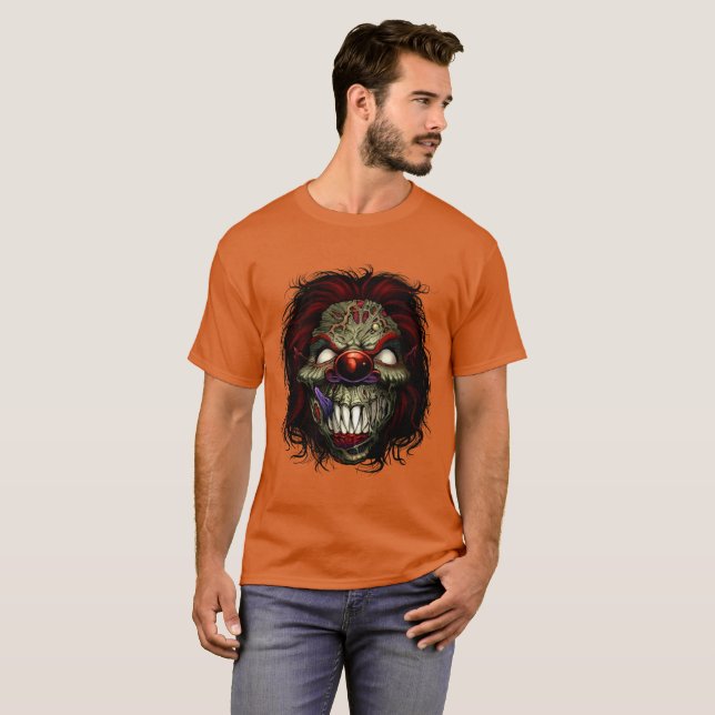 Evil Zombie Clown, T-Shirt (Front Full)