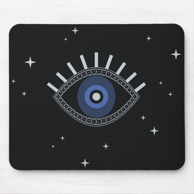 Evile eye protection talisman mouse pad (Front)