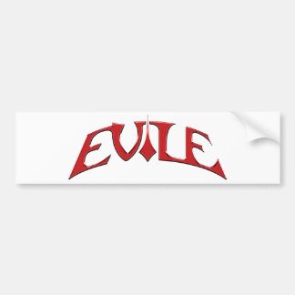 Evile logo bumper sticker
