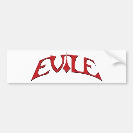 Evile Logo Bumper Sticker