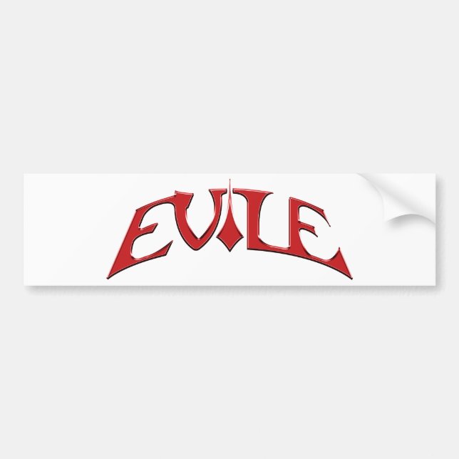 Evile logo bumper sticker (Front)