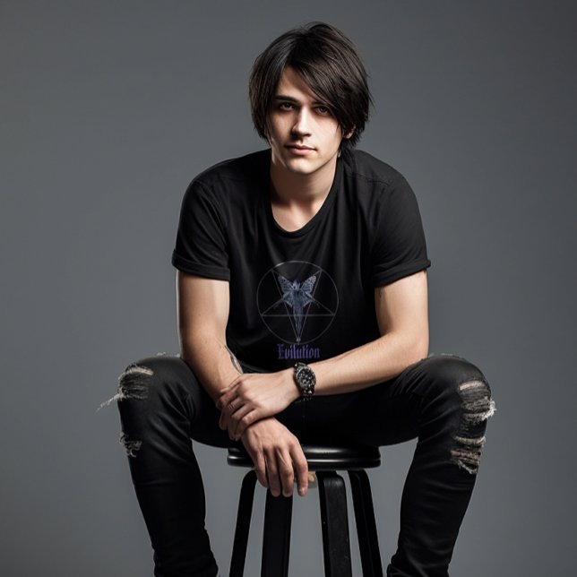 Evilution Unleashed Slogan Blk T-Shirt (Creator Uploaded)