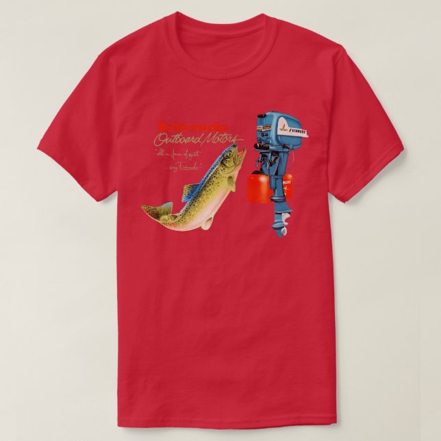 Evinrude Vintage Outboards T-Shirt (Design Front)