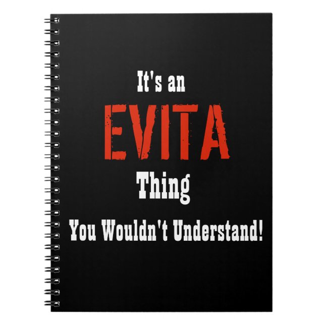 Evita Journal (Front)