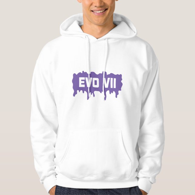 Evo 7 Turbocharged Rally Car JDM Mens Hoodies (Front)