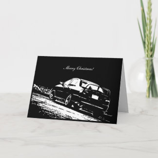 EVO IX  Car Themed Christmas Card