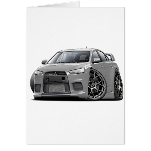 Evo Silver Car Cards (Front)