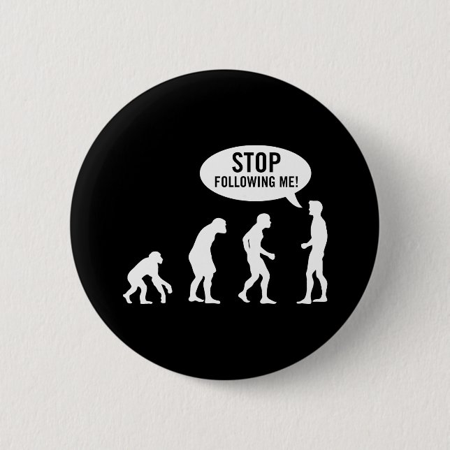 evolution2 pinback button (Front)