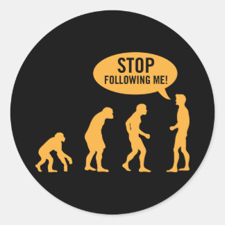 evolution3 classic round sticker