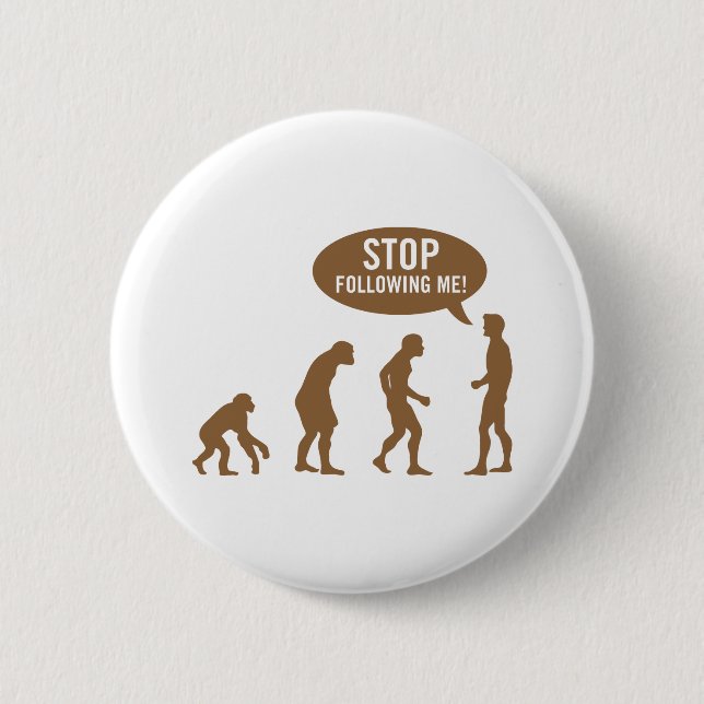 evolution4 pinback button (Front)