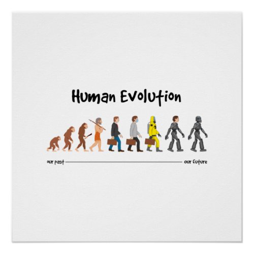 Evolution _ a robotic future poster