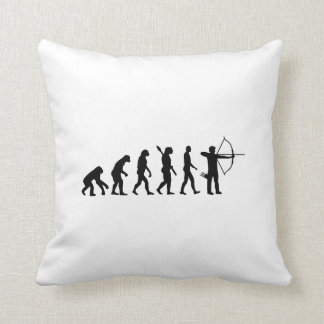 Evolution Archery Throw Pillow