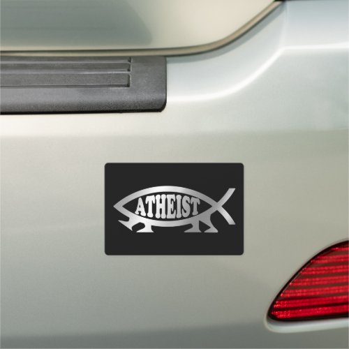 Evolution _ Atheist Car Magnet