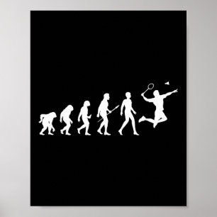 Evolution Badminton Gift For Badminton Players Evo Poster