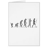 EVOLUTION BAR CODE Darwin Barcode Pattern Design Cards (Front)