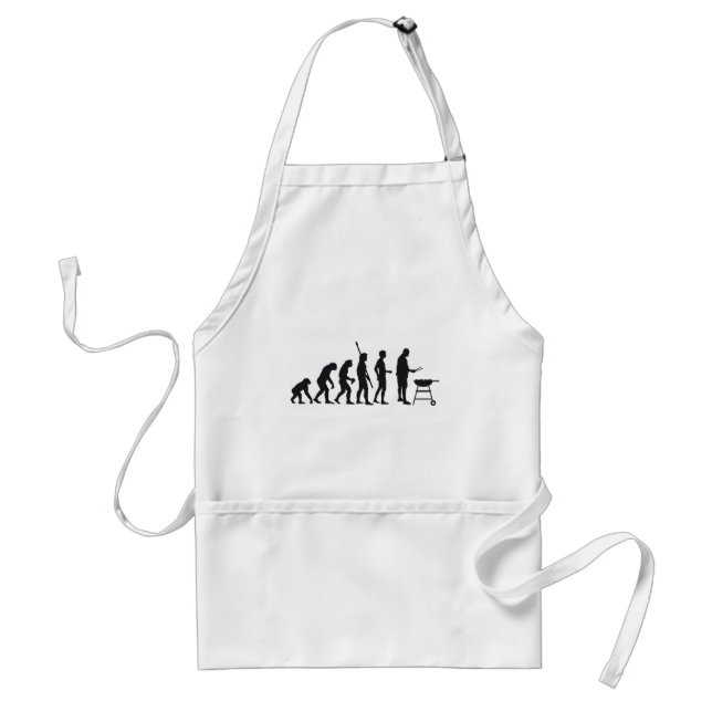 evolution barbecue adult apron (Front)