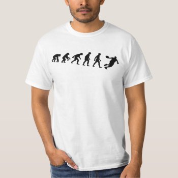 Evolution 'basketball' Funny Humor T-shirt by MoeWampum at Zazzle