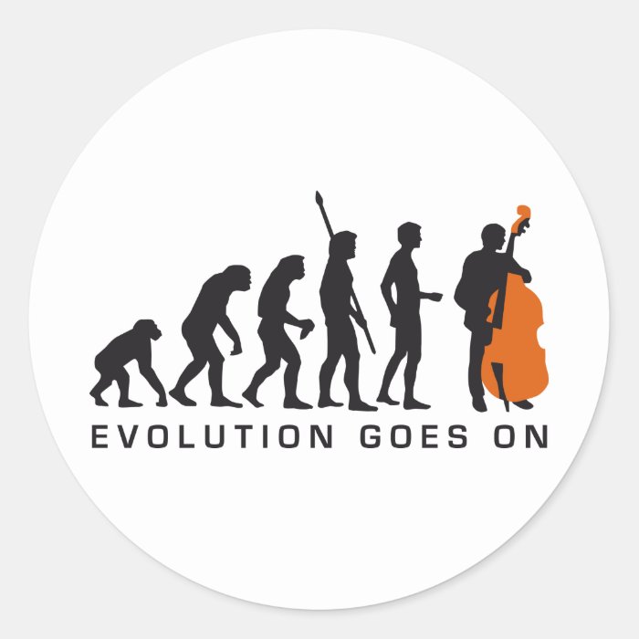 evolution bass sticker